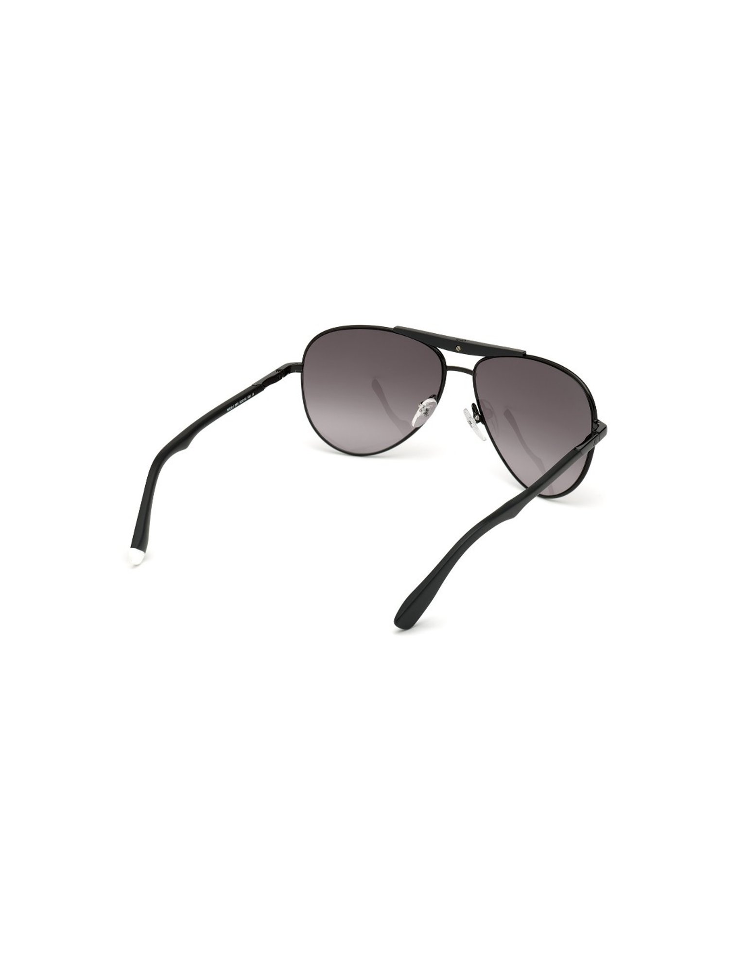 Web Eyewear Grey Oval Sunglasses for Men Designed in Italy