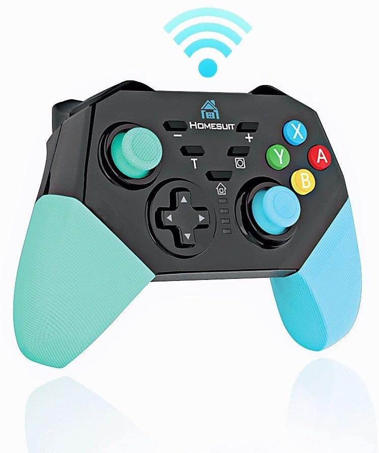 Homesuit Wireless Controller for Nintendo Switch/Switch Lite,RC Pro Controller Gamepad Joystick for Nintendo Switch Console, Supports Gyro Axis,Turbo and Dual Shock for Nintendo Switch Pro Controller