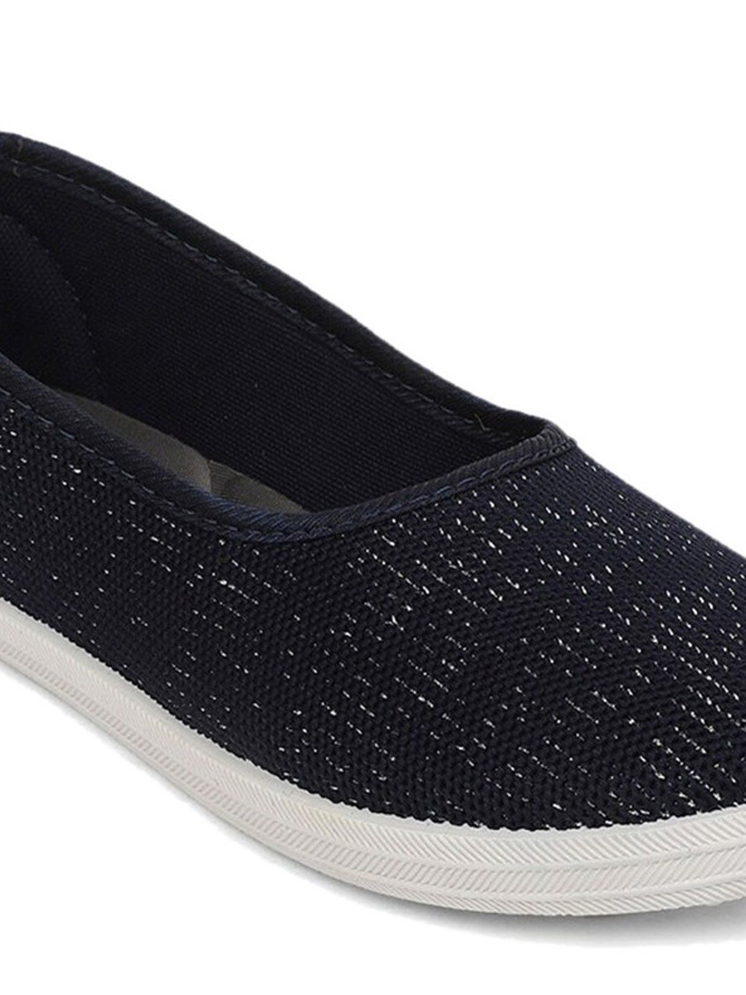Iconics Women's Navy Flat Ballets
