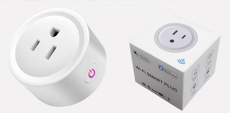 Smart Plug  wifi socket  Mini smart socket  No hub required 2.4Hz WiFi remote control  Remote control plug with timer function, smart plug supporting Amazon Alexa and Google Home White(2 - Pack)