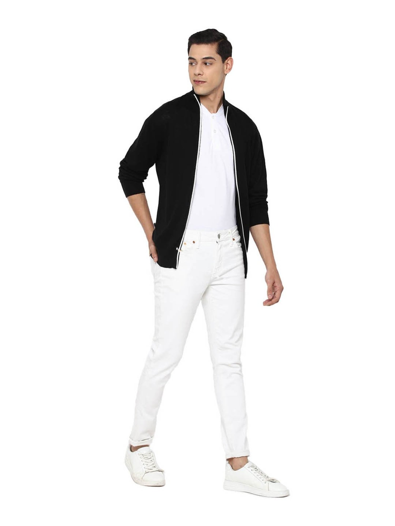 Forever 21 Black Regular Fit Sweater