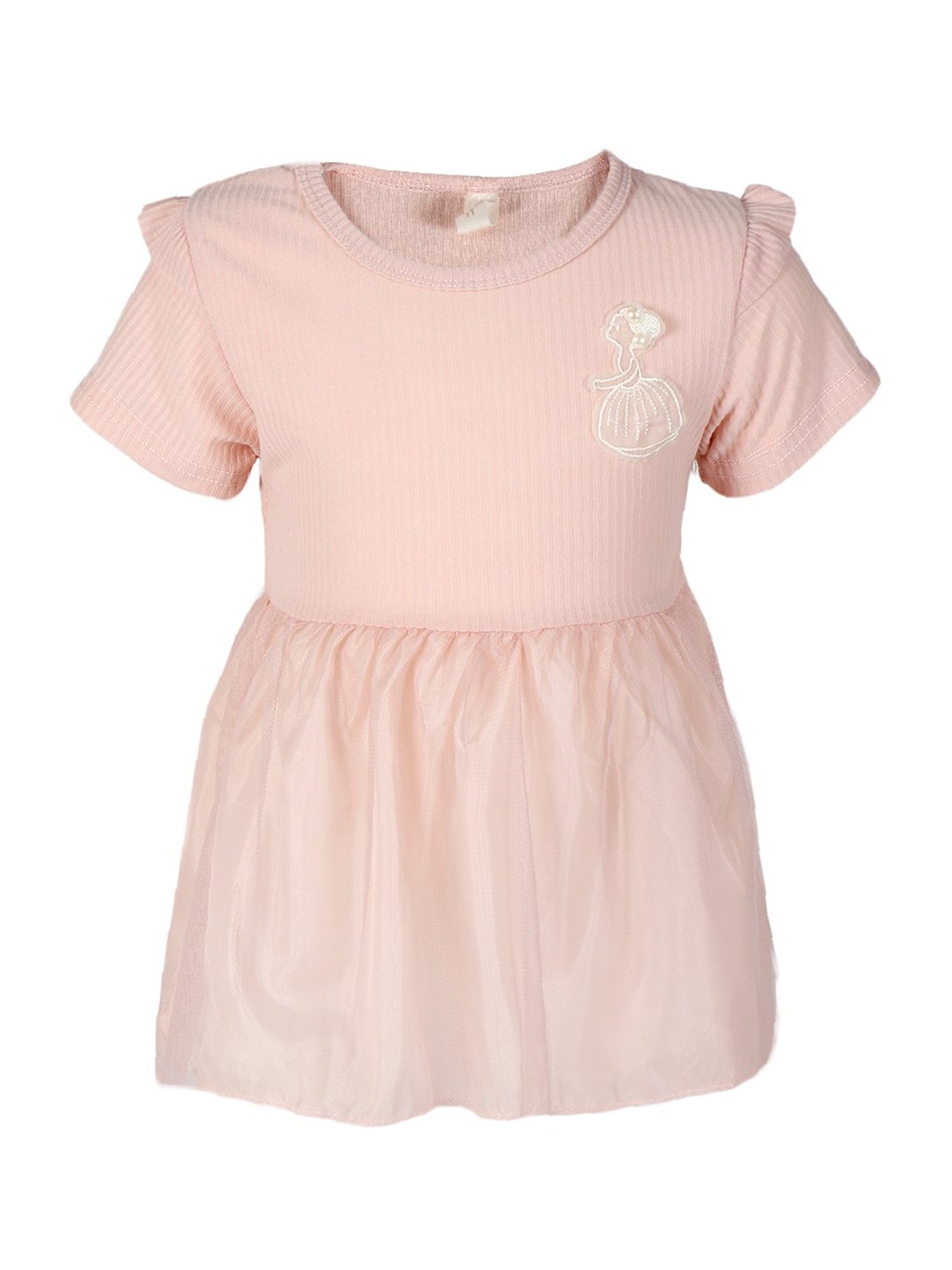 Passion Petals Kids Pink Printed Dress
