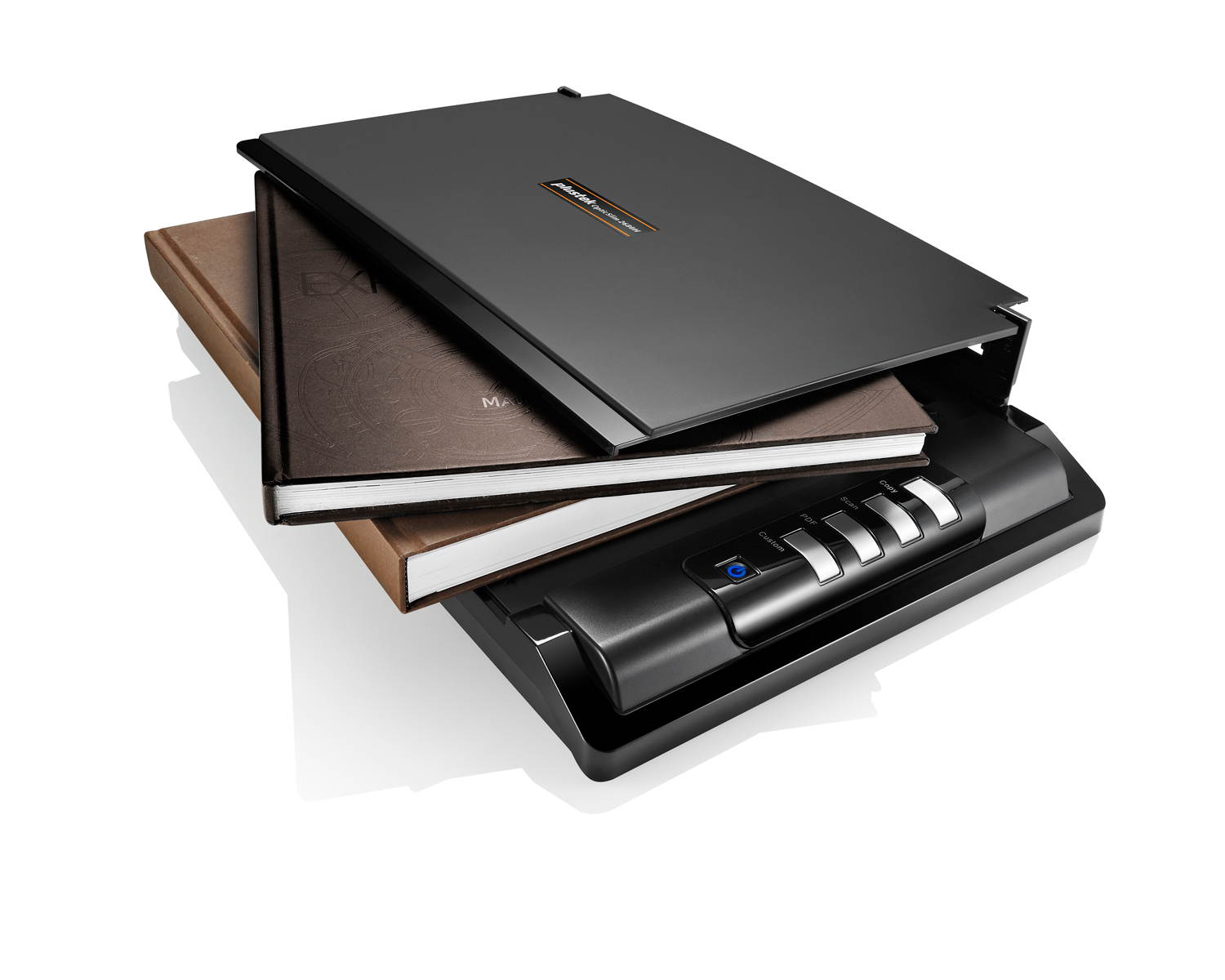 Plustek OpticSilm 2680h - High Speed Flatbed Scanner, 3sec Fast scan Speeds. Compact Design for Home and Home Office. Support Windows and Twain