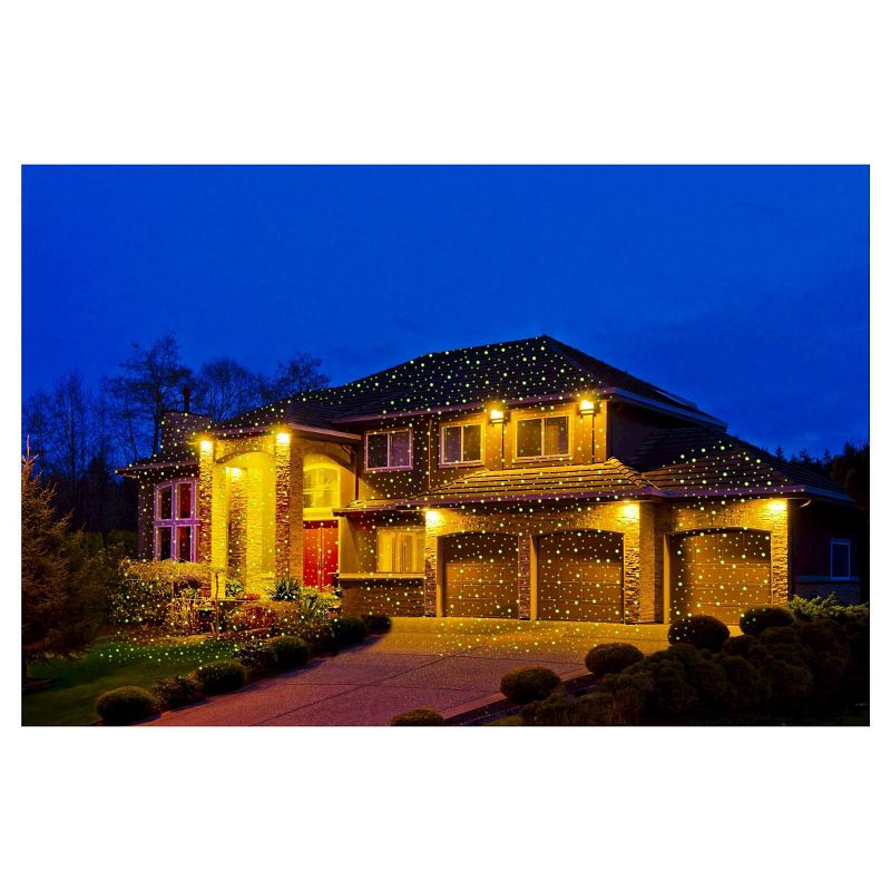 Solar Portable Garden and Pathway Light Amber/White - Techko Maid