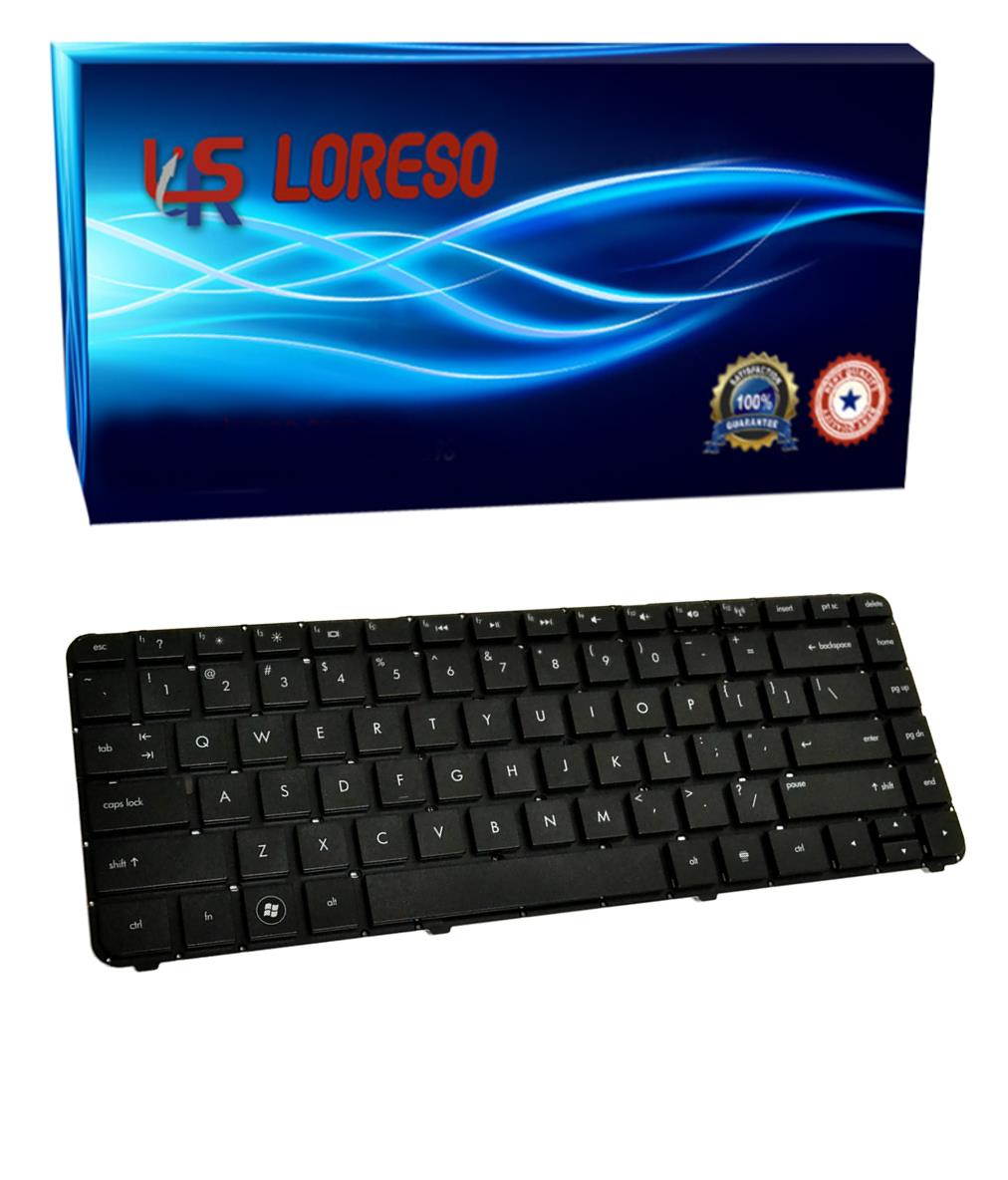Loreso Compatible Laptop Keyboard Replacement for HP Pavilion G4 G4-2000 680555-001 698188-001 697443-001 683196-001 LKB-HC33B - Black