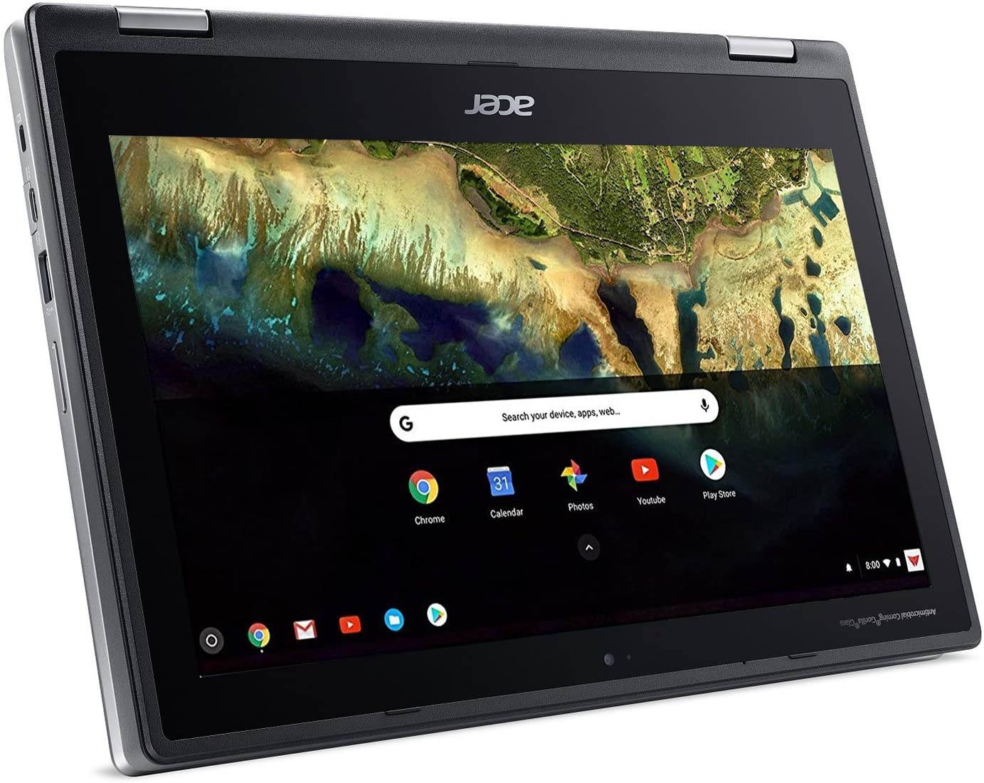 Acer Chromebook Spin 11 CP311-1H-C5PN Convertible Laptop, Celeron N3350, 11.6" HD Touch, 4GB DDR4, 32GB eMMC, Google Chrome