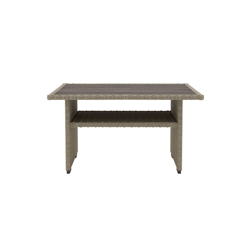 Silent Brook Rect Multi - Use Table - Beige  - Outdoor by Ashley