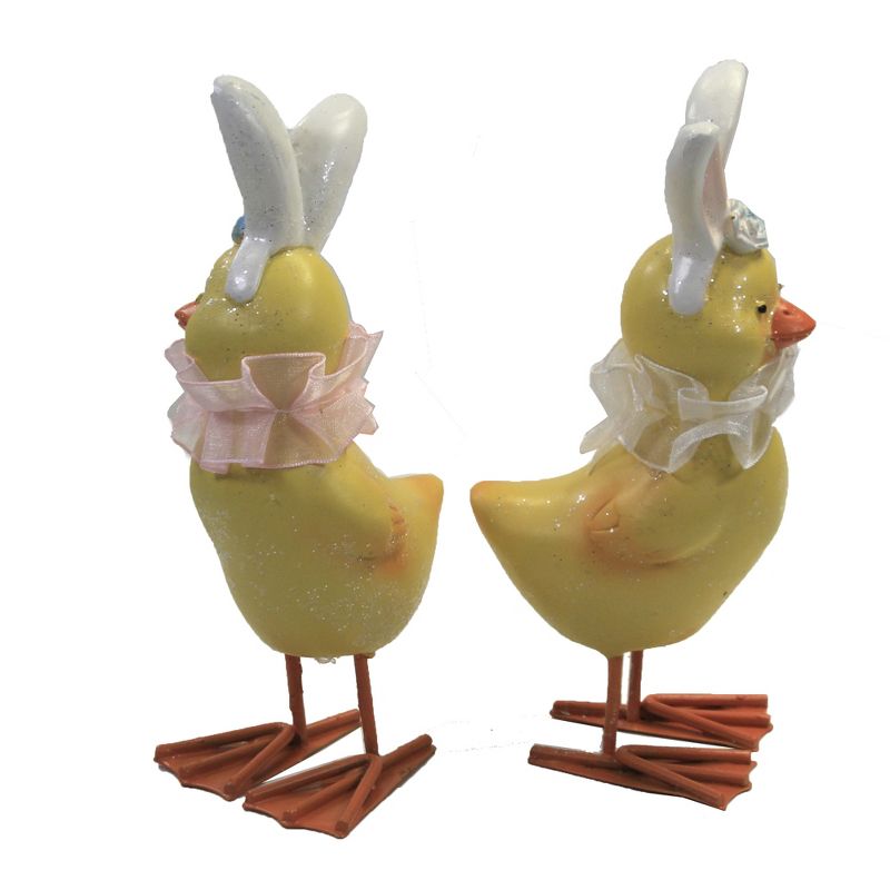 Easter 6.25" Happy Chicks Bunny Ears  -  Decorative Figurines