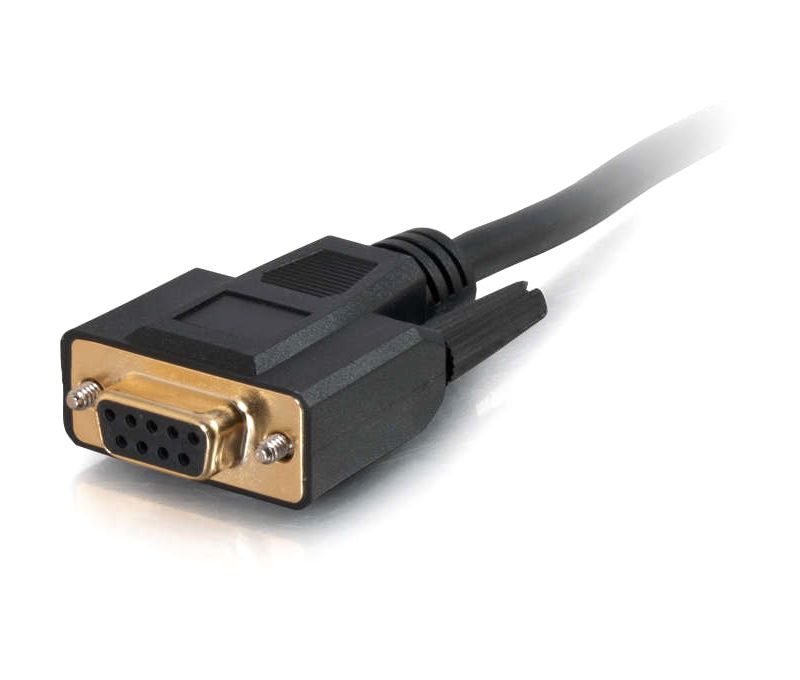 C2G 1.5ft Velocity DB9 Female to 3.5mm Male Adapter Cable - 1.50 ft A/V Cable for Projector, Audio/Video Device - First End: 1 x DB-9 Female Serial