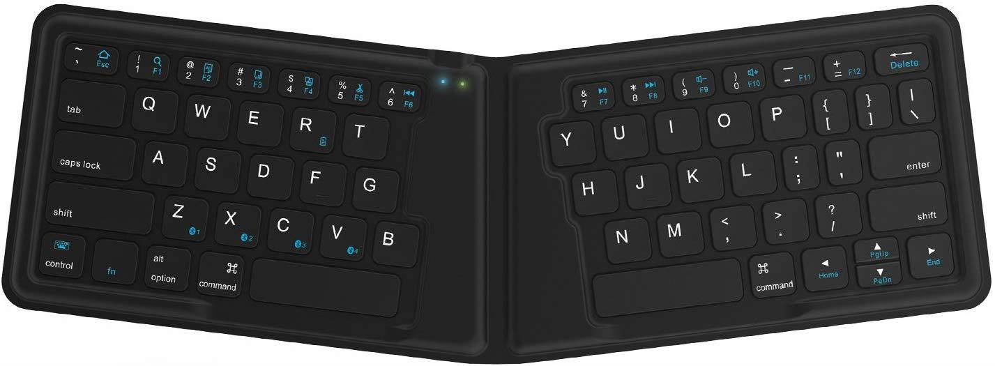Kanex K166-1128 MultiSync Foldable Travel Bluetooth Wireless Keyboard