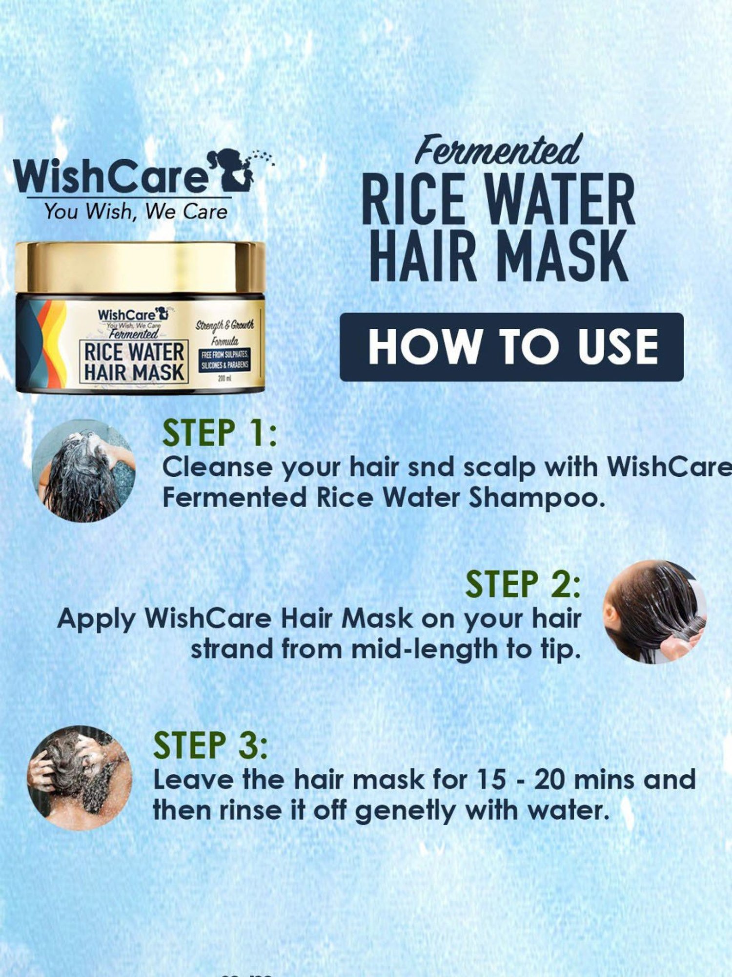 Richfeel Brahmi Intensive Repair Hair Pack - Pack of 4