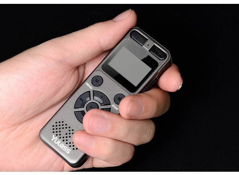 8GB Professional Audio Recorder Business Portable Digital Voice Recorder USB Support Multi-language,Tf Card to 64GB