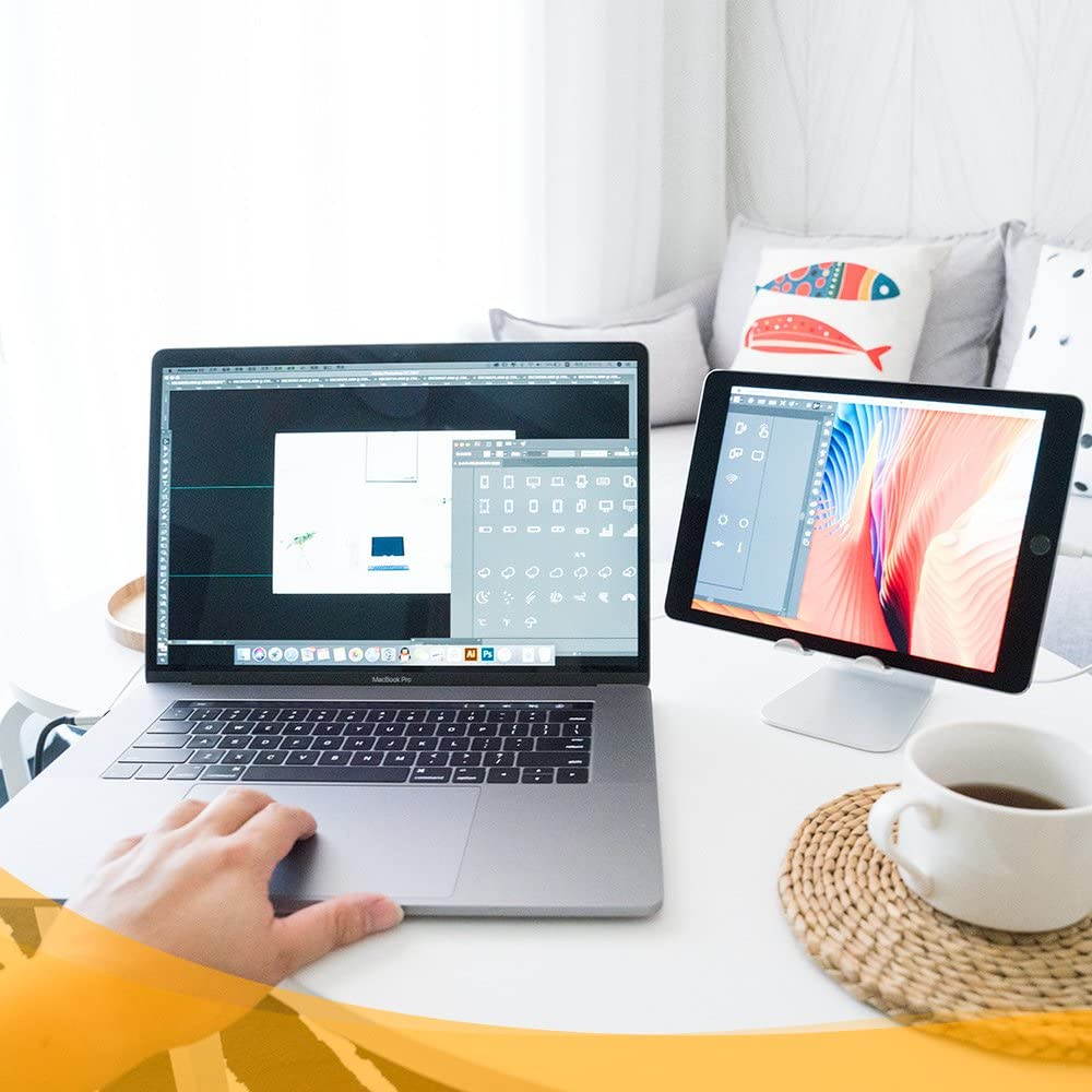 Multi-angle tablet computer stand, adjustable base