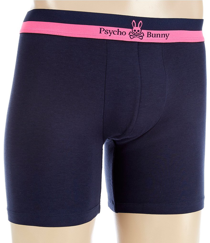 Psycho Bunny Pima Cotton Modal Boxer Briefs 2-Pack
