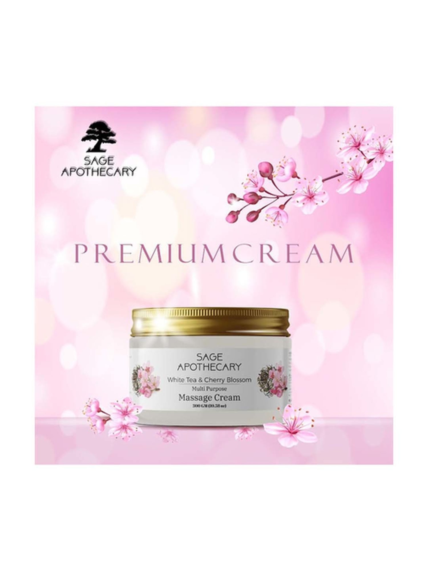 Sage Apothecary Massage Cream - 300 ml