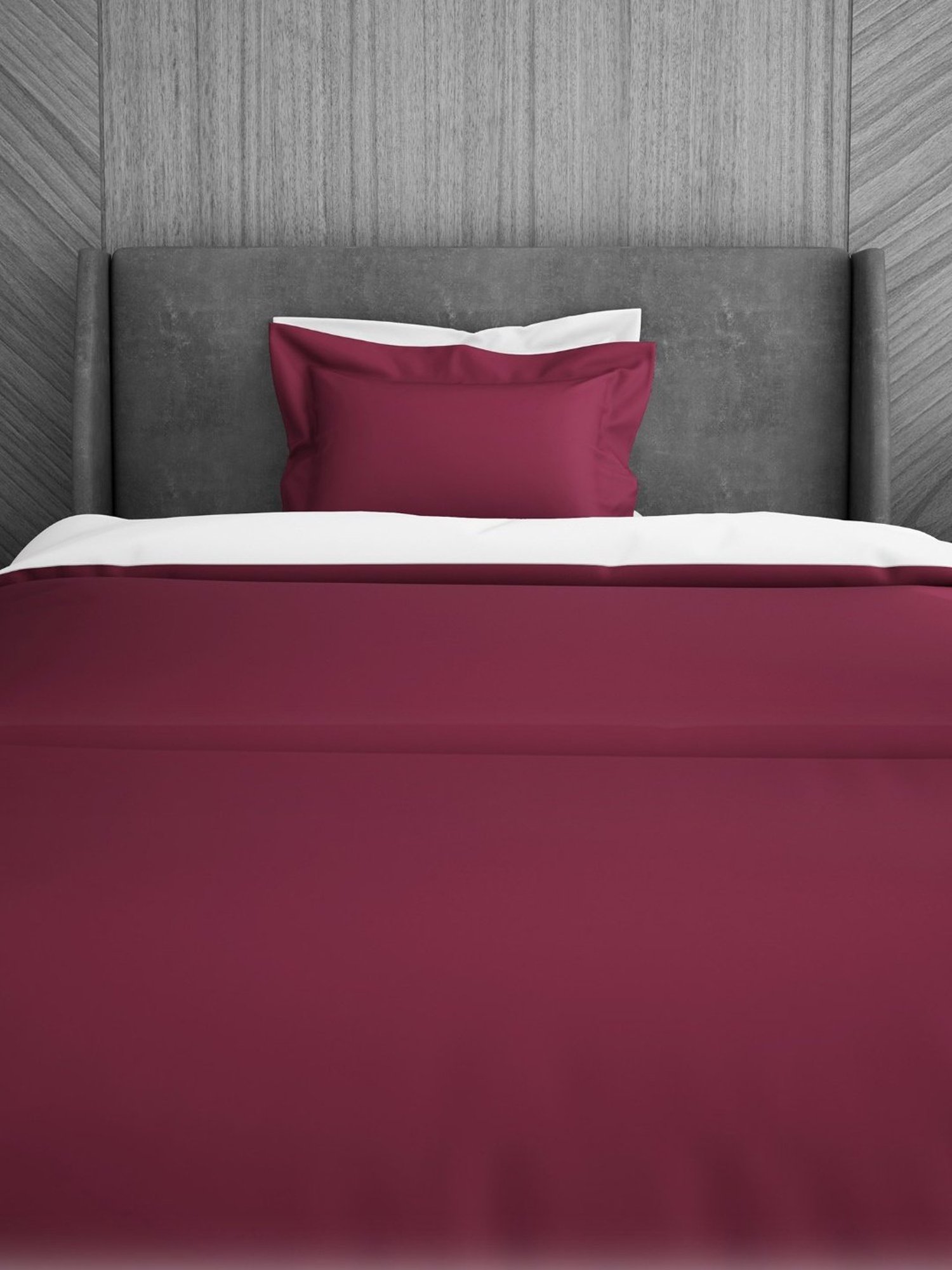 Spaces Hygro Solid Violet 350 TC Cotton Single Bed Quilt