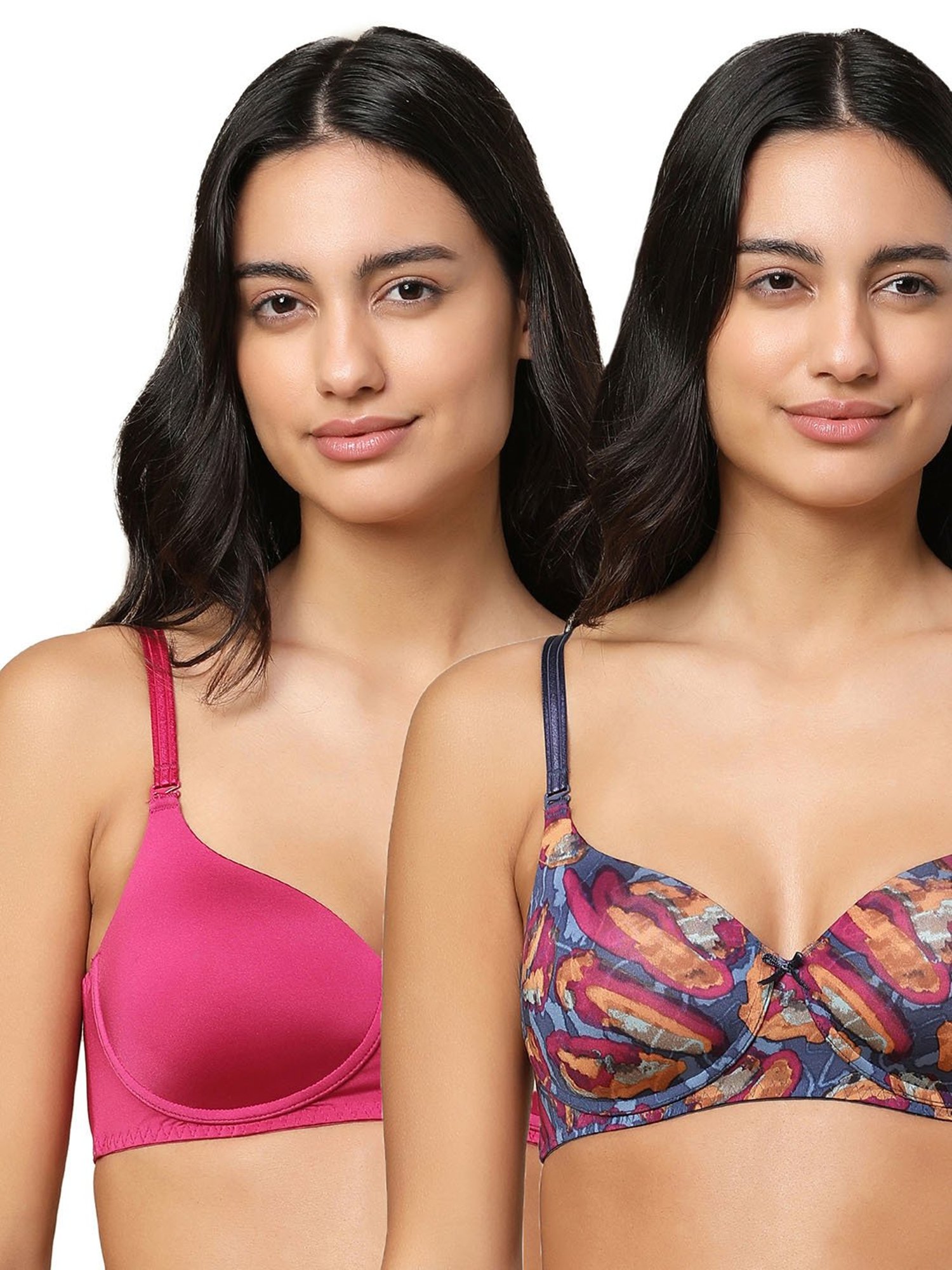 Triumph Pink Medium Coverage T-Shirt Bra - Pack of 2