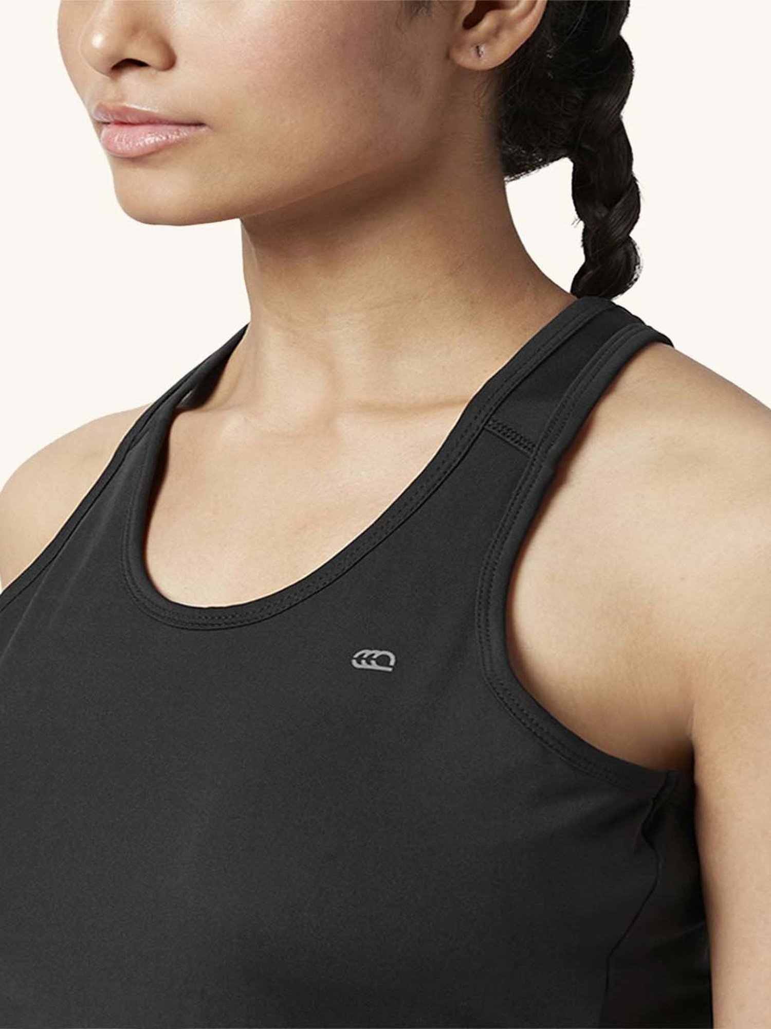 Ajile by Pantaloons Black Sleeveless Tank Top