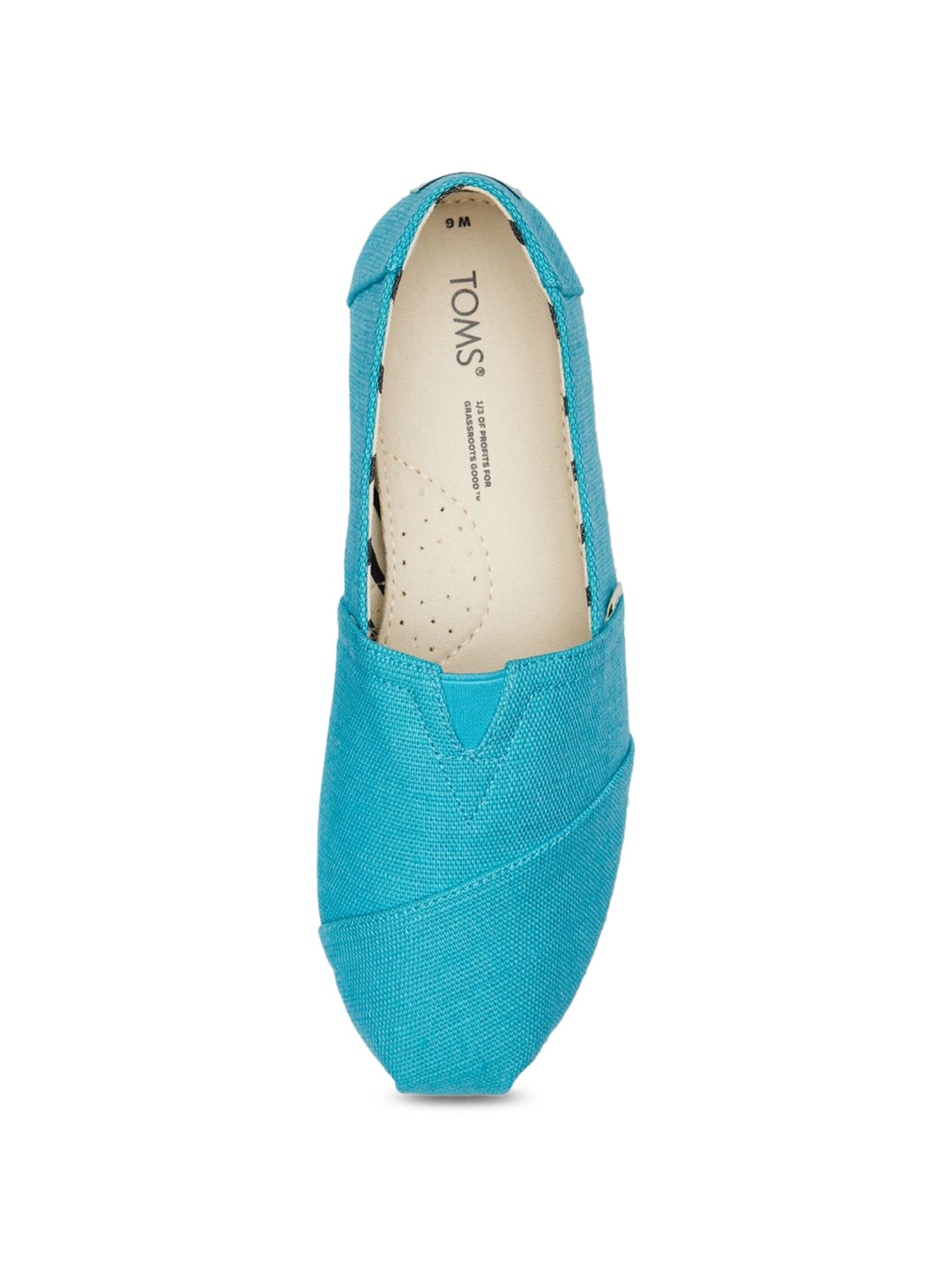 TOMS Women's Alpargata Blue Shoes