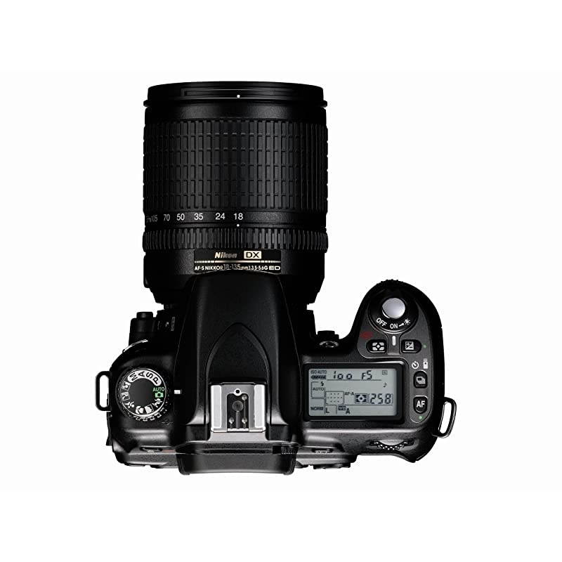 D80 10.2MP Digital SLR Camera Kit with 18-135mm AF-S DX Zoom-Nikkor Lens