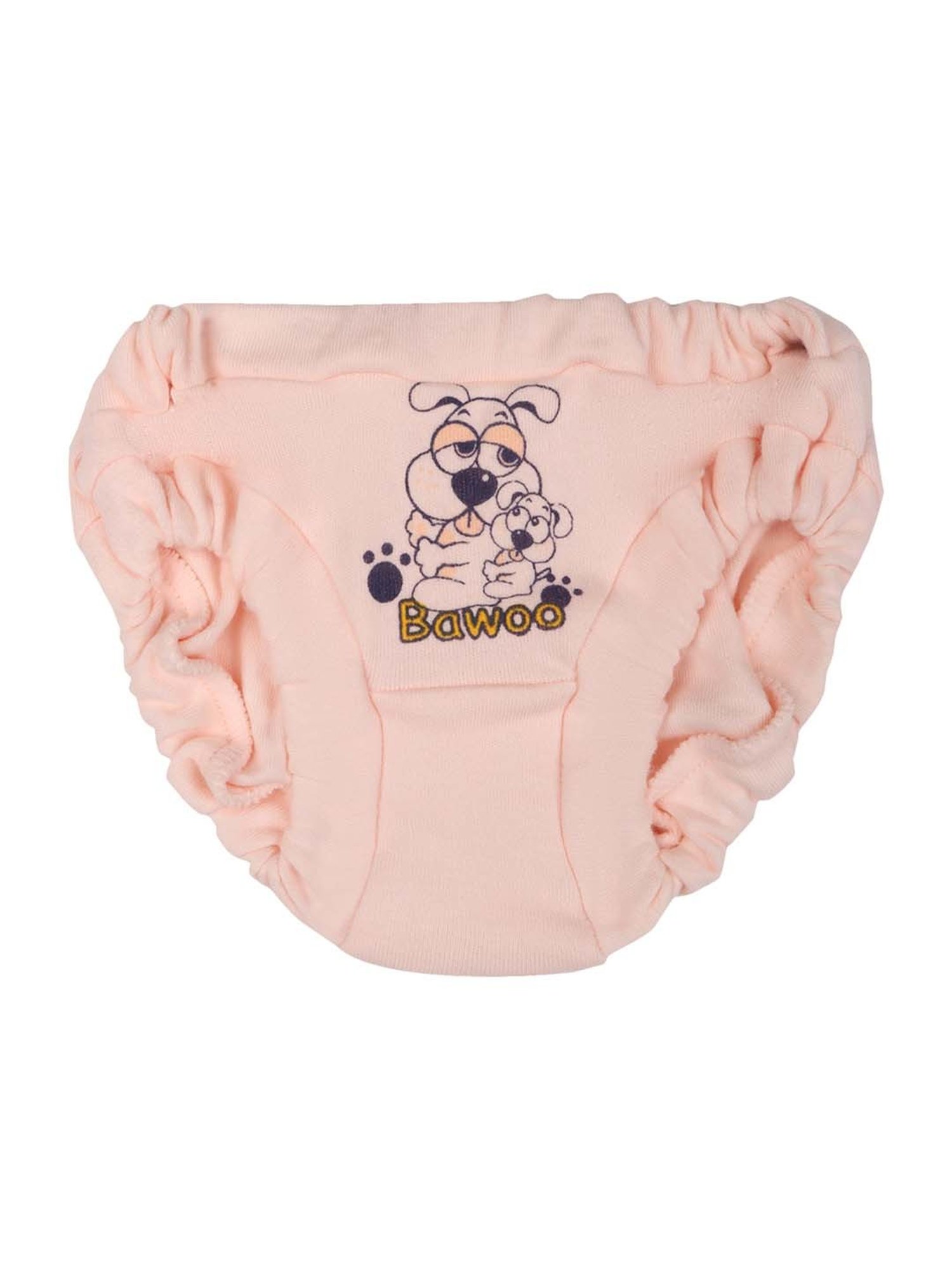 D'chica Kids Multicolor Cotton Printed Panties - Pack of 6