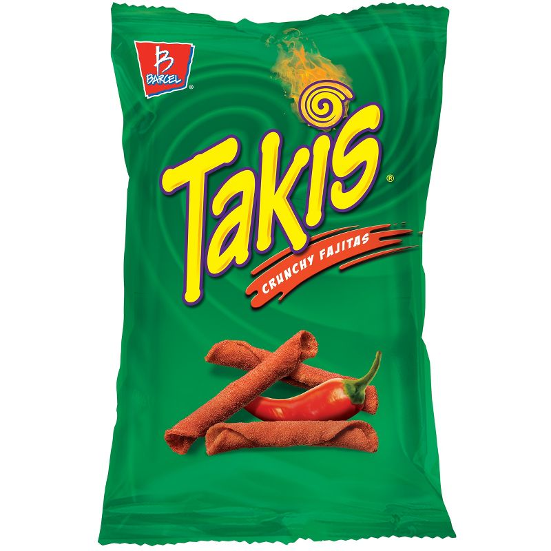 Barcel Takis Crunchy Fajita Taco Flavored Corn Snacks - 9.9oz