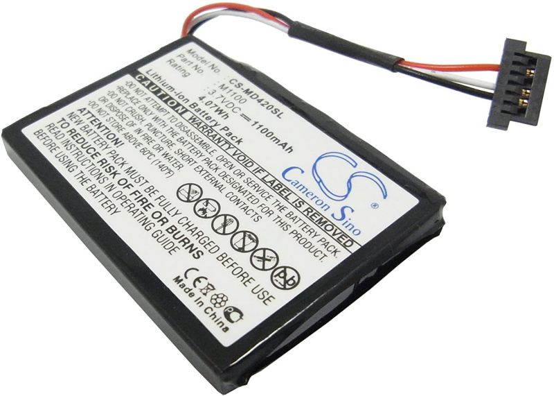 Replacement GPS Navigation Battery Part No.M1100 for Medion Gopal E4230, Gopal E4240, Gopal E4245,1100mAh Li-ion
