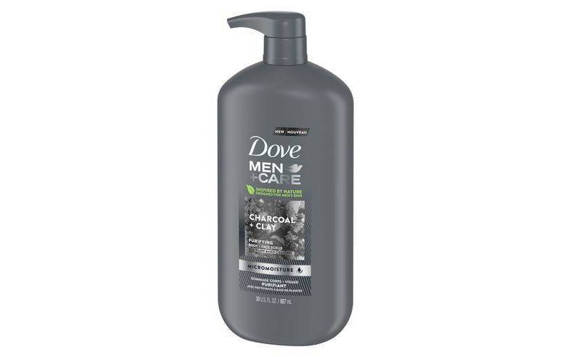 Dove Men's Charcoal Clay Body Wash Pump - 30 fl oz