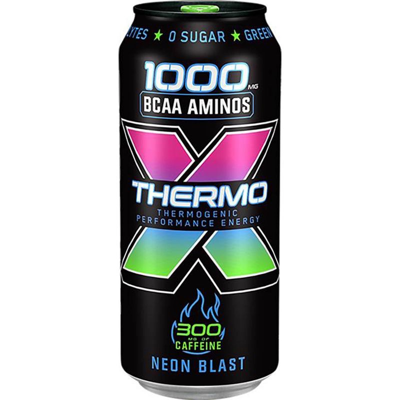 Rockstar Thermo Neon Blast Energy Drink - 16 fl oz Can