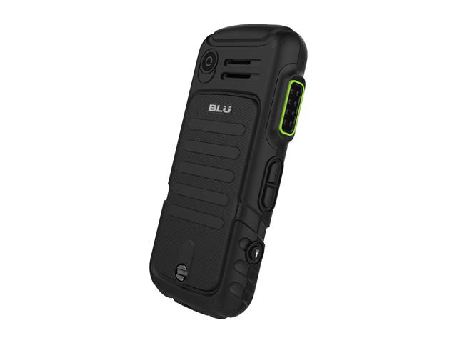 BLU Tank Mega T570 Unlocked GSM Rugged Feature Phone (2.4" Green, 32MB Storage  32MB RAM)