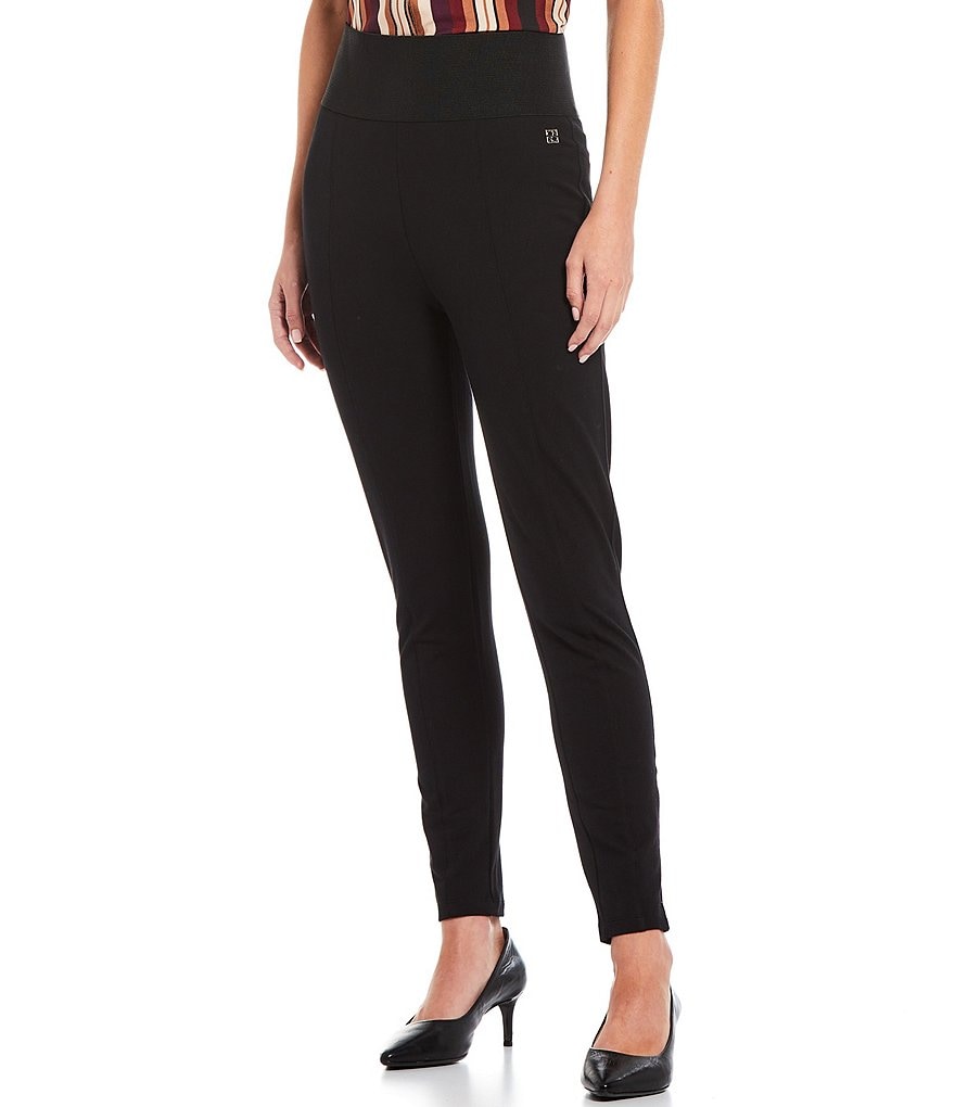 Calvin Klein French Terry Rib Contrast Waistband Leggings