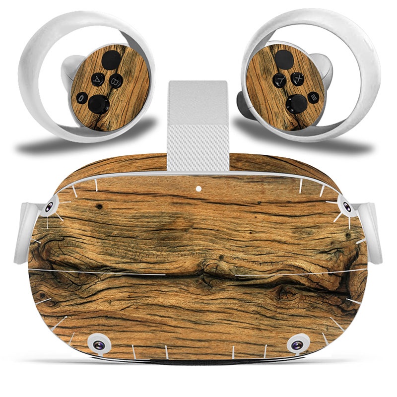 Amify Vinyl Skin Sticker for Oculus Quest 2 VR Headset Controller PVC Decals Cute Cartoon Wrap Cover for Oculus Quest 2 Accessories