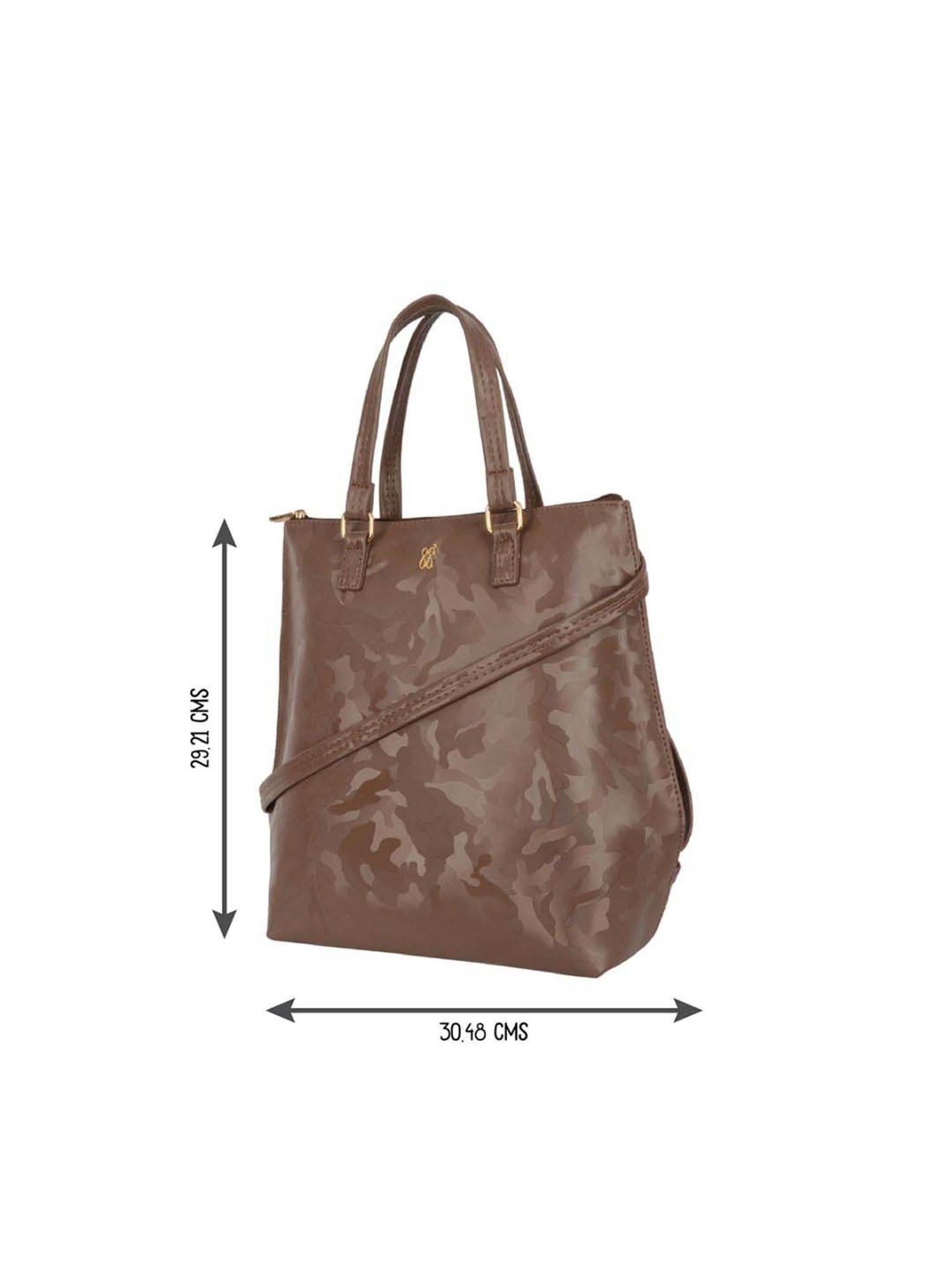 Baggit Mauve PVC Printed Backpack - 11.88 Ltrs