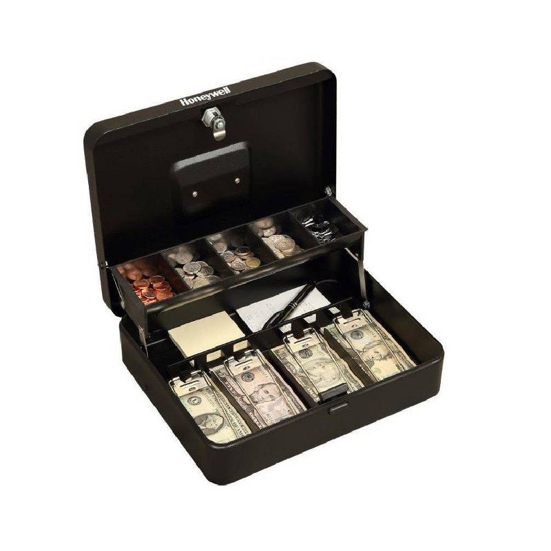 Honeywell Steel Tiered Tray Cash Box