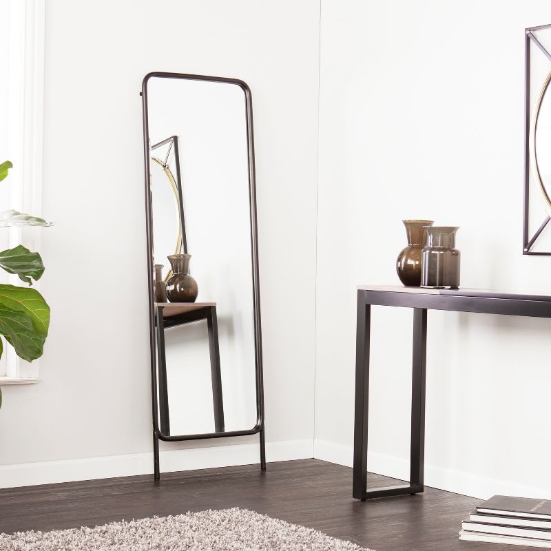 62"x 20" Sowell Full Length Leaning Floor Mirror Black - Holly & Martin