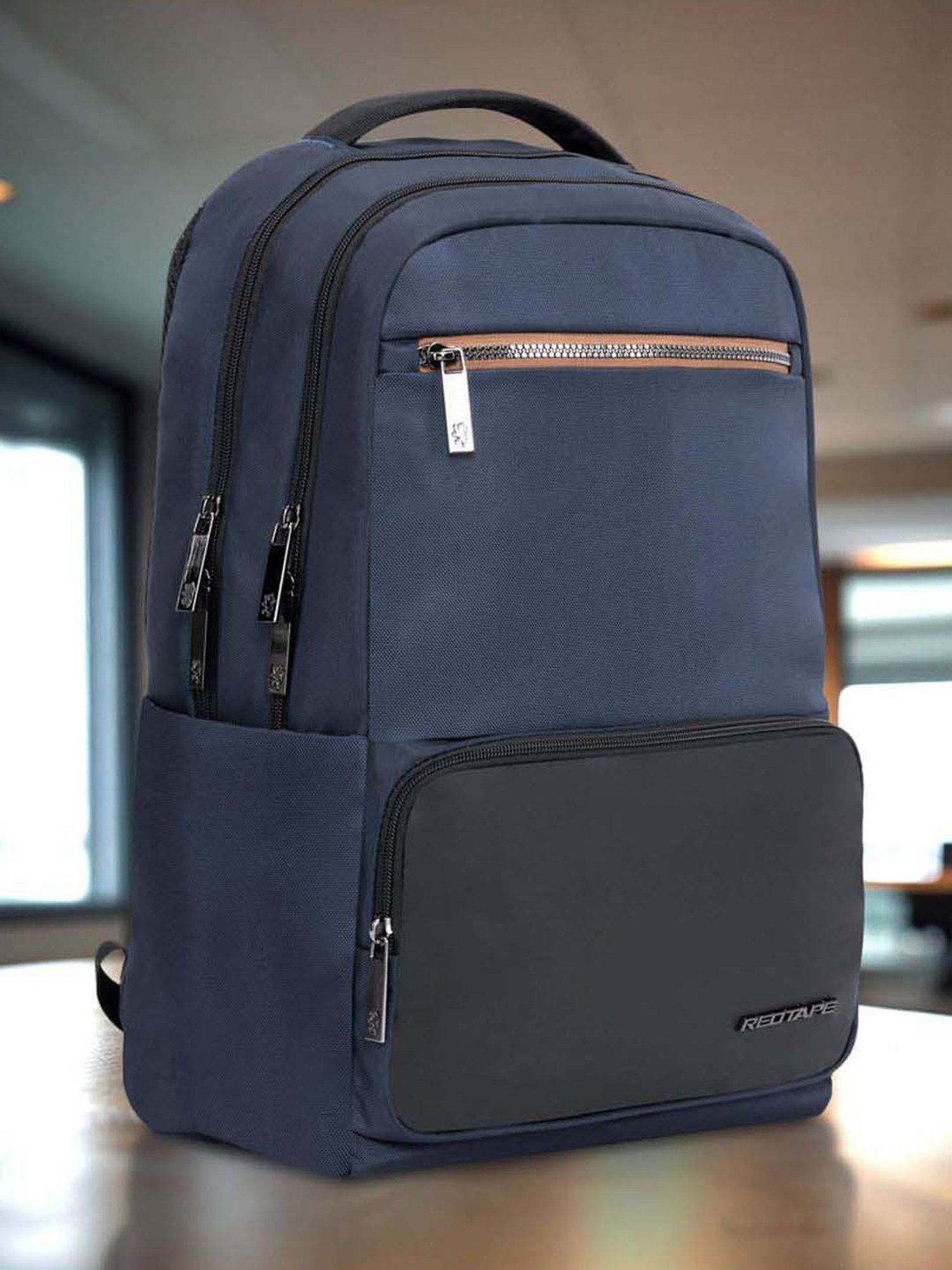 Red Tape 32 Navy Large Laptop Backpack