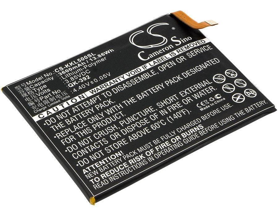 3600mAh Battery For 360 1509-A00 Q5 Plus,
