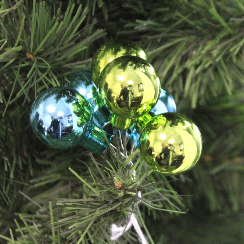 Shiny Brite 1.5" Christmas Confetti Clusters Vintage Vibrant  -  Tree Ornaments