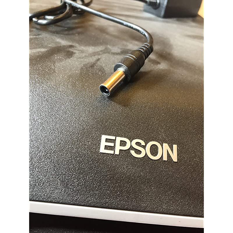 Epson DC 24V Adapter Power Supply Cable for 640U, 1240U, 1650, 2480, 2580, 3170, 3490, 4490, DS510, GT-S50, GT-1500, GT-2500, V500, V550, V600, V700, V750, V800, V850 Scanner
