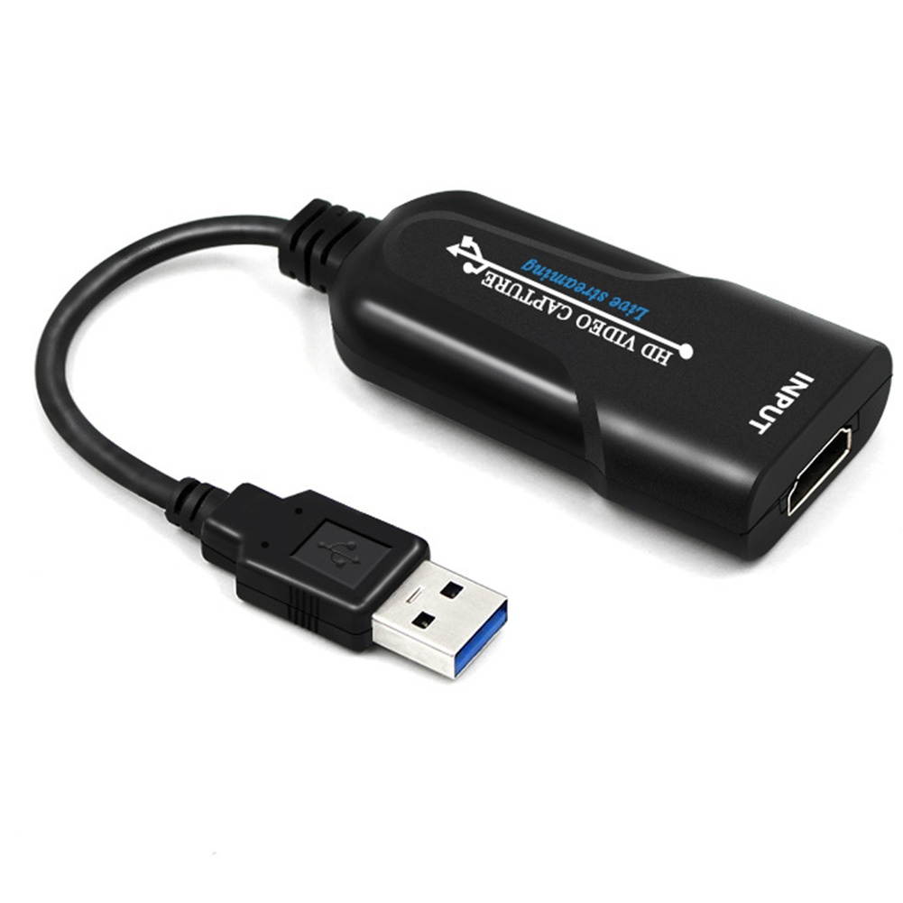 Video Capture Card Plug And Play Adapter Portable USB To HDMI 1080P 60fps Mini