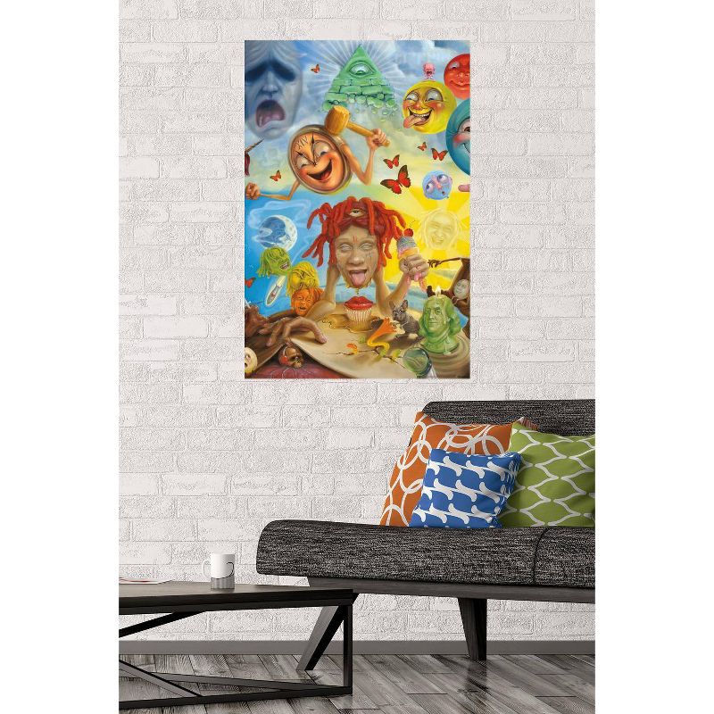 34" x 22" Trippie Redd: Art Unframed Wall Poster - Trends International