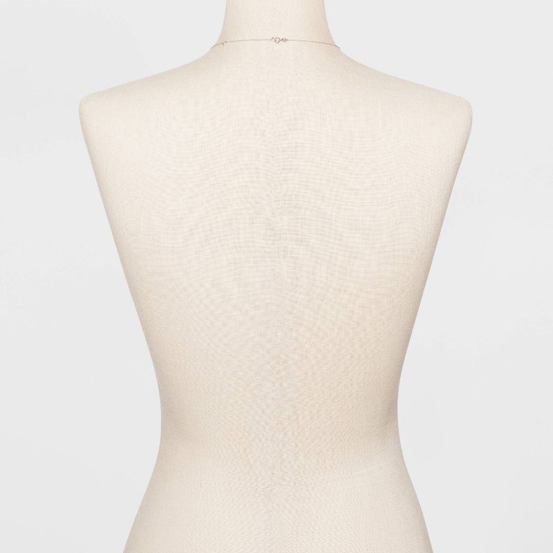 Sterling Silver Howlite Ball Disc and Bar Cluster Necklace - Universal Thread™ Silver