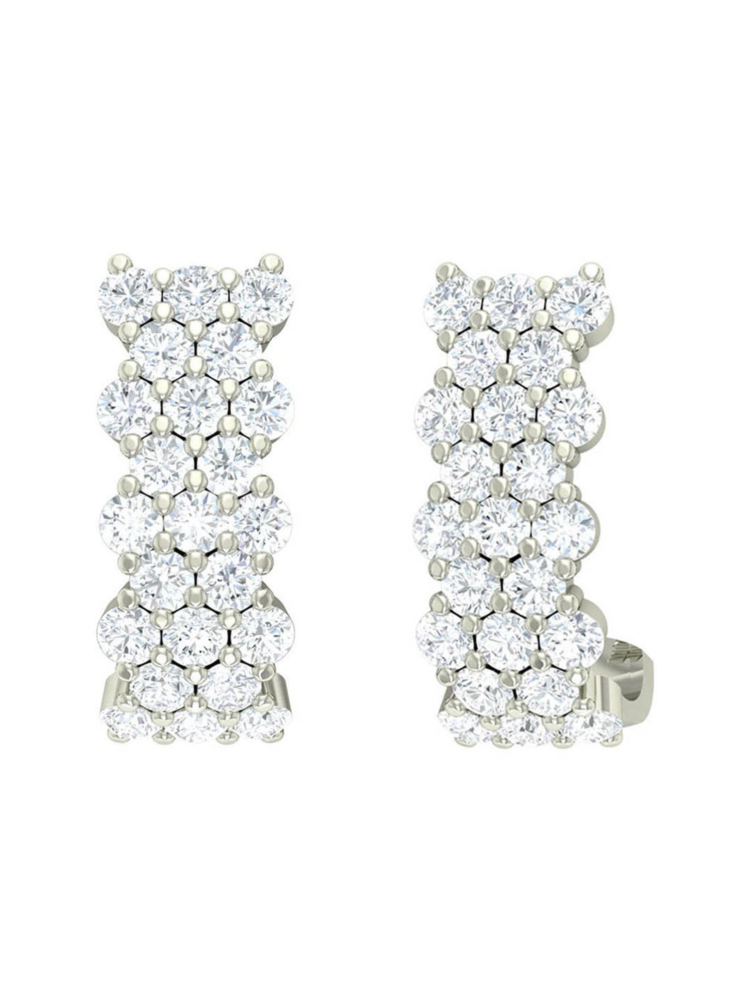 Clara 92.5 Sterling Silver Amelie Earrings for Women