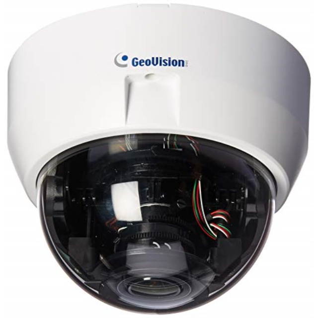 GeoVision GV-EFD3101 3MP Target Series Indoor Dome IP Security Camera, 3-9mm Varifocal Lens, Up to 50 m (164 ft) Super Low Lux Color Night Vision