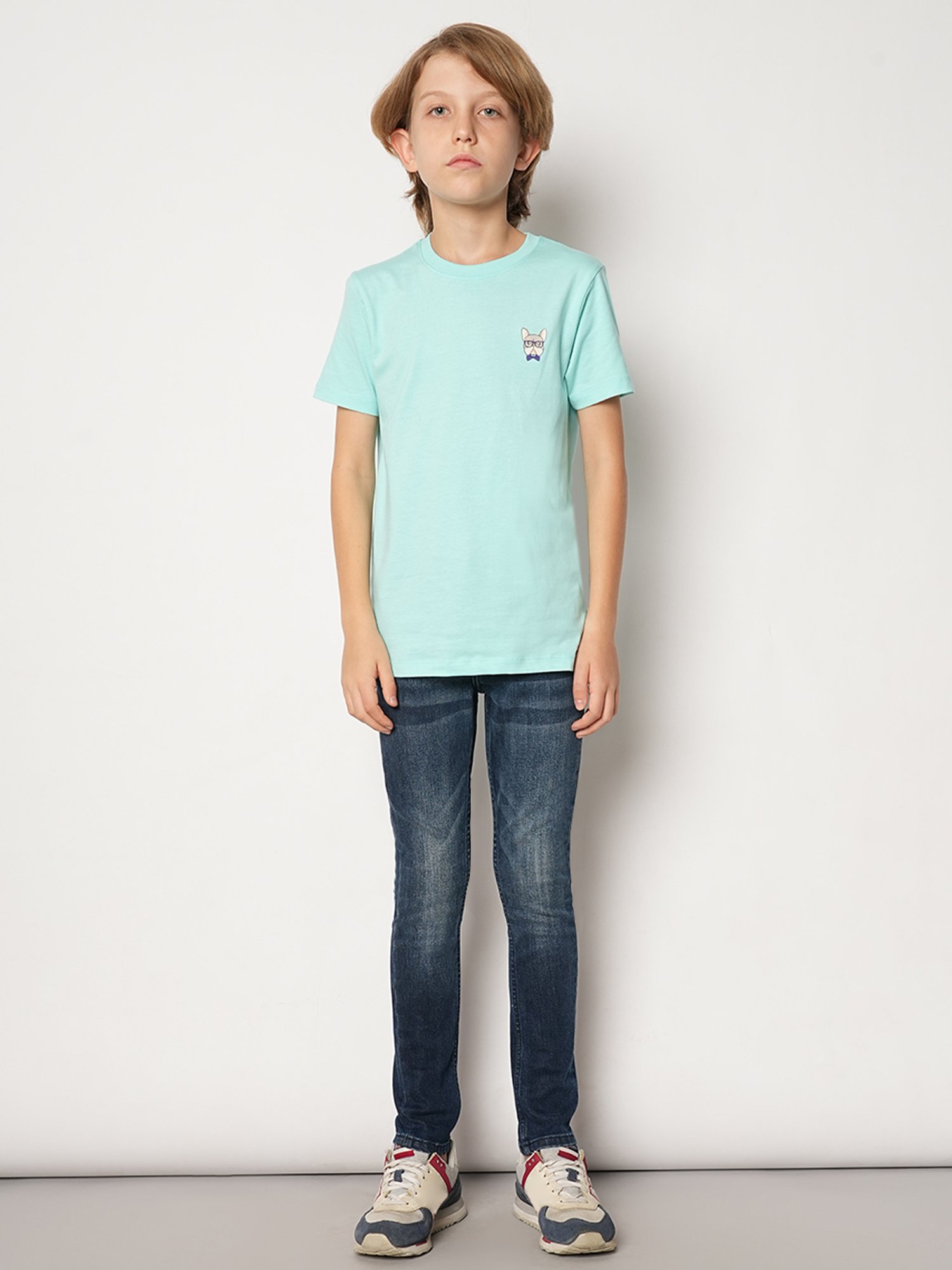 Jack & Jones Junior Dark Blue Solid Jeans