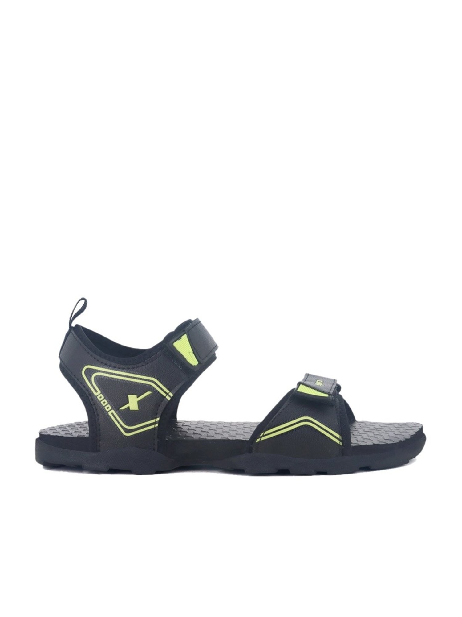 Sparx Men's Black Floater Sandals