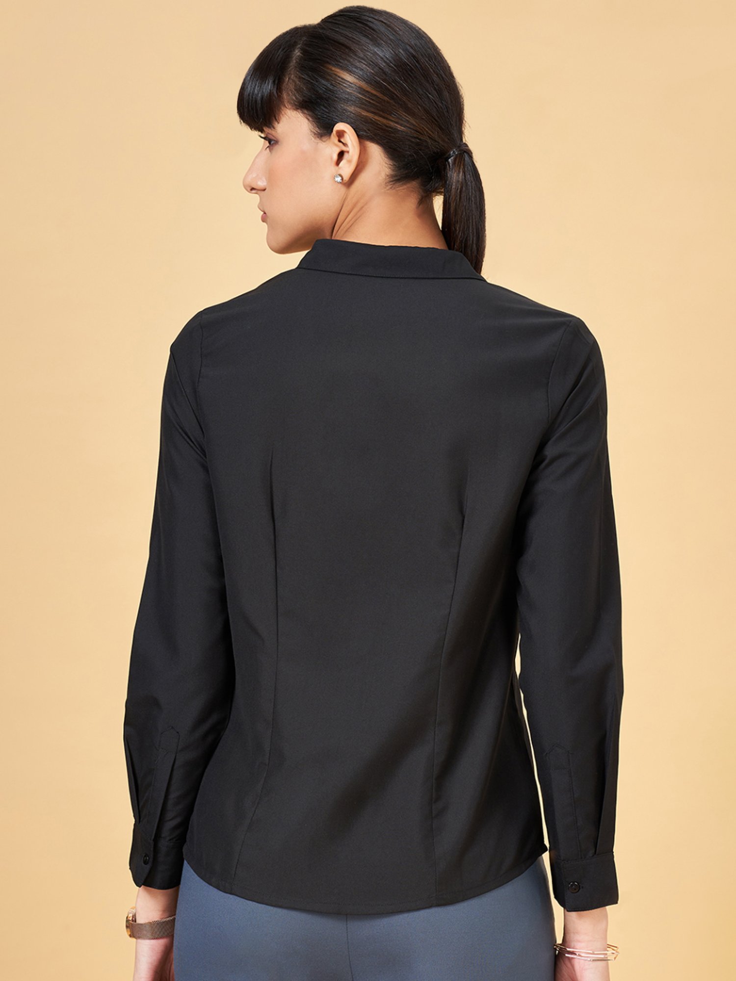 Style Quotient Brown Regular Fit Formal Shirt