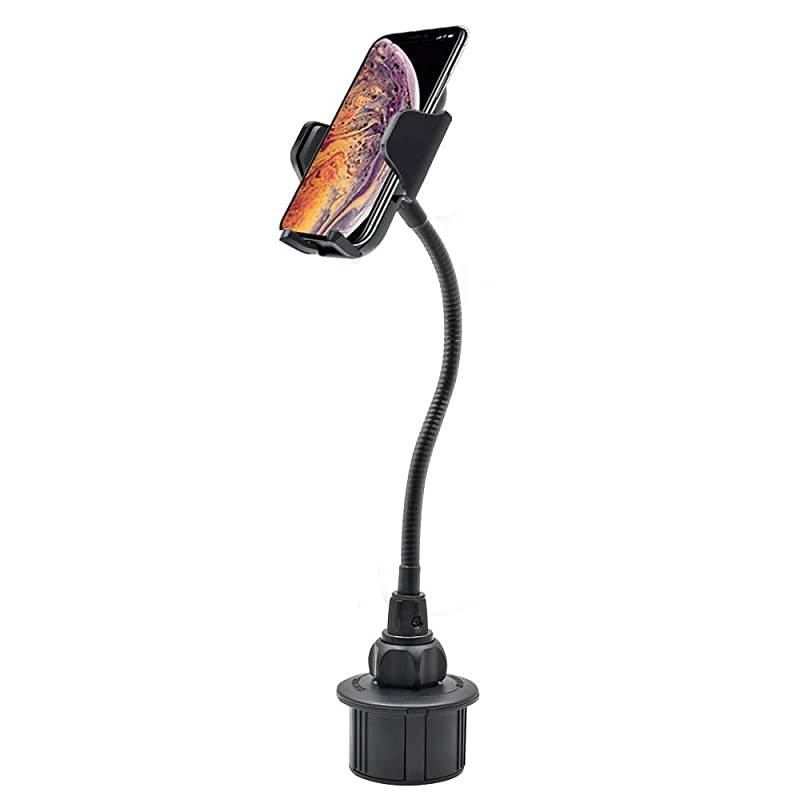 Car Cup Holder Phone Mount Adjustable Long Arm Cell Phone Holder with 360&atilde; Rotatable Cradle for Most Smartphones Such as iPhone Samsung and GPS