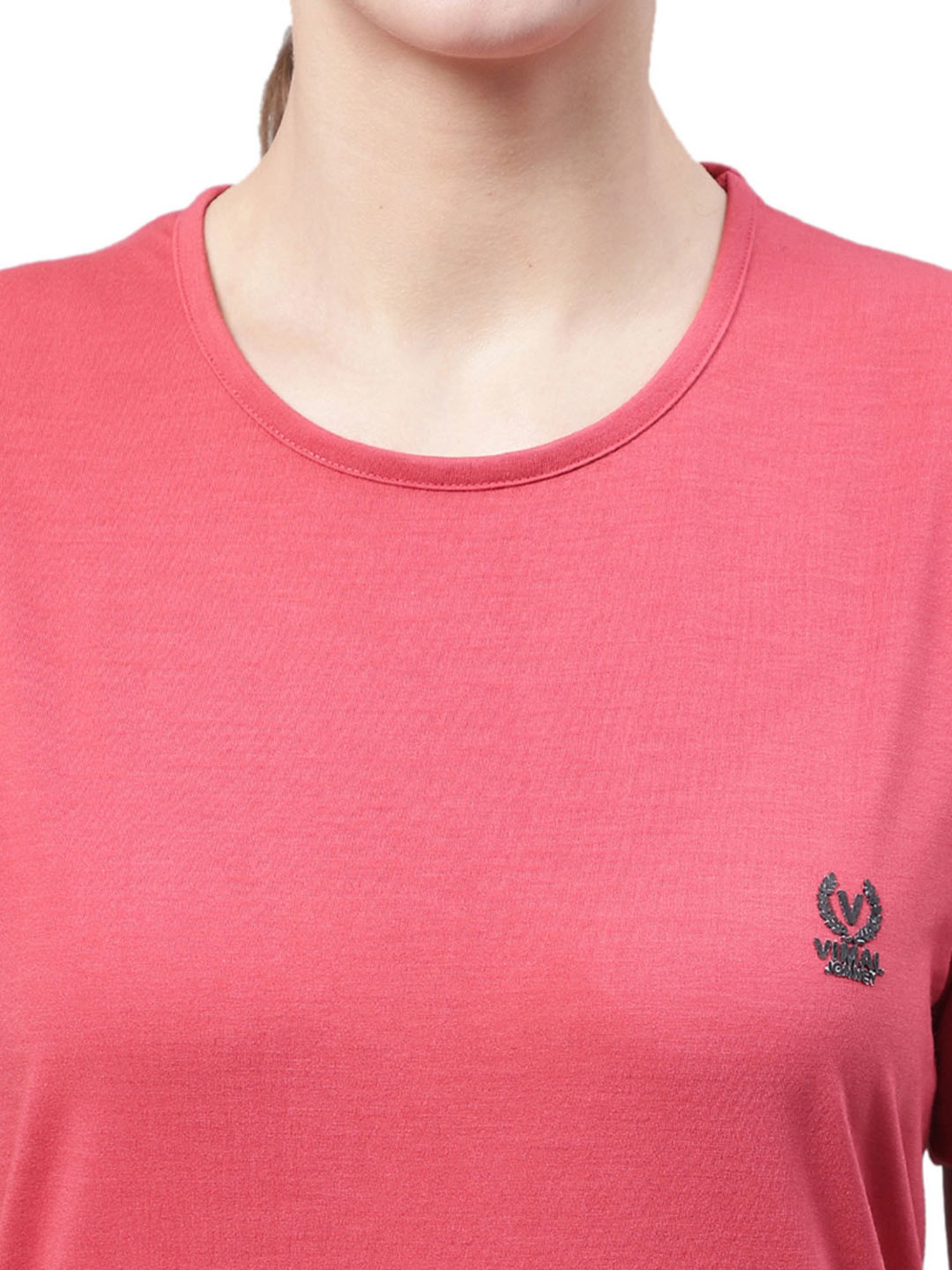 Vimal Jonney Pink T-Shirt With Capris