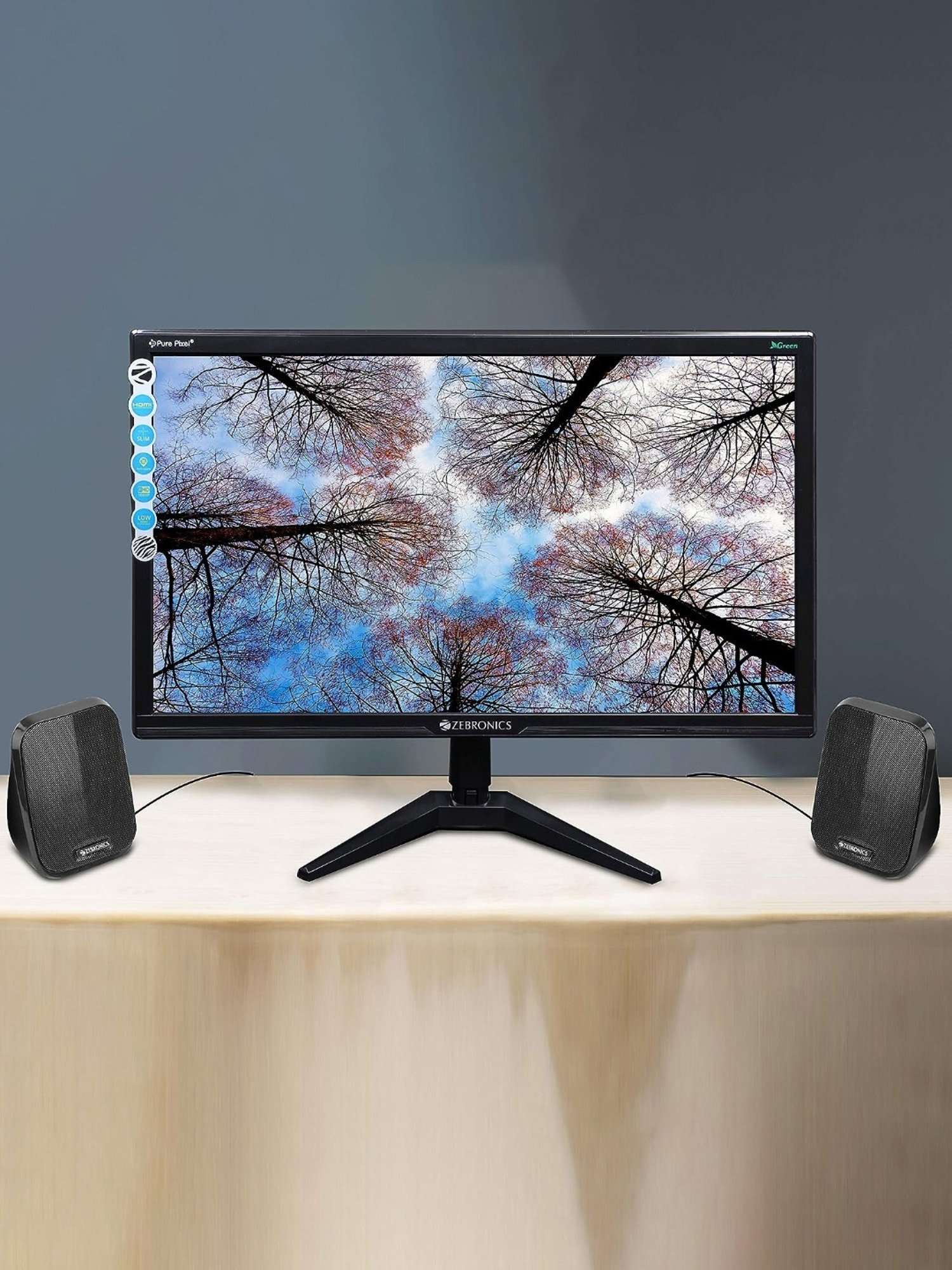 Zebronics Zeb-fame 2.0 Multimedia USB Powered Speaker (Black)